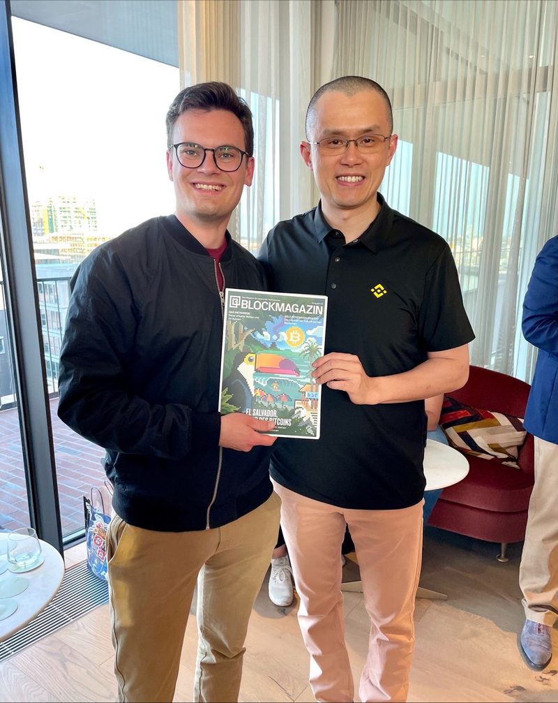 Blockmagazin mit Changpeng Zhao