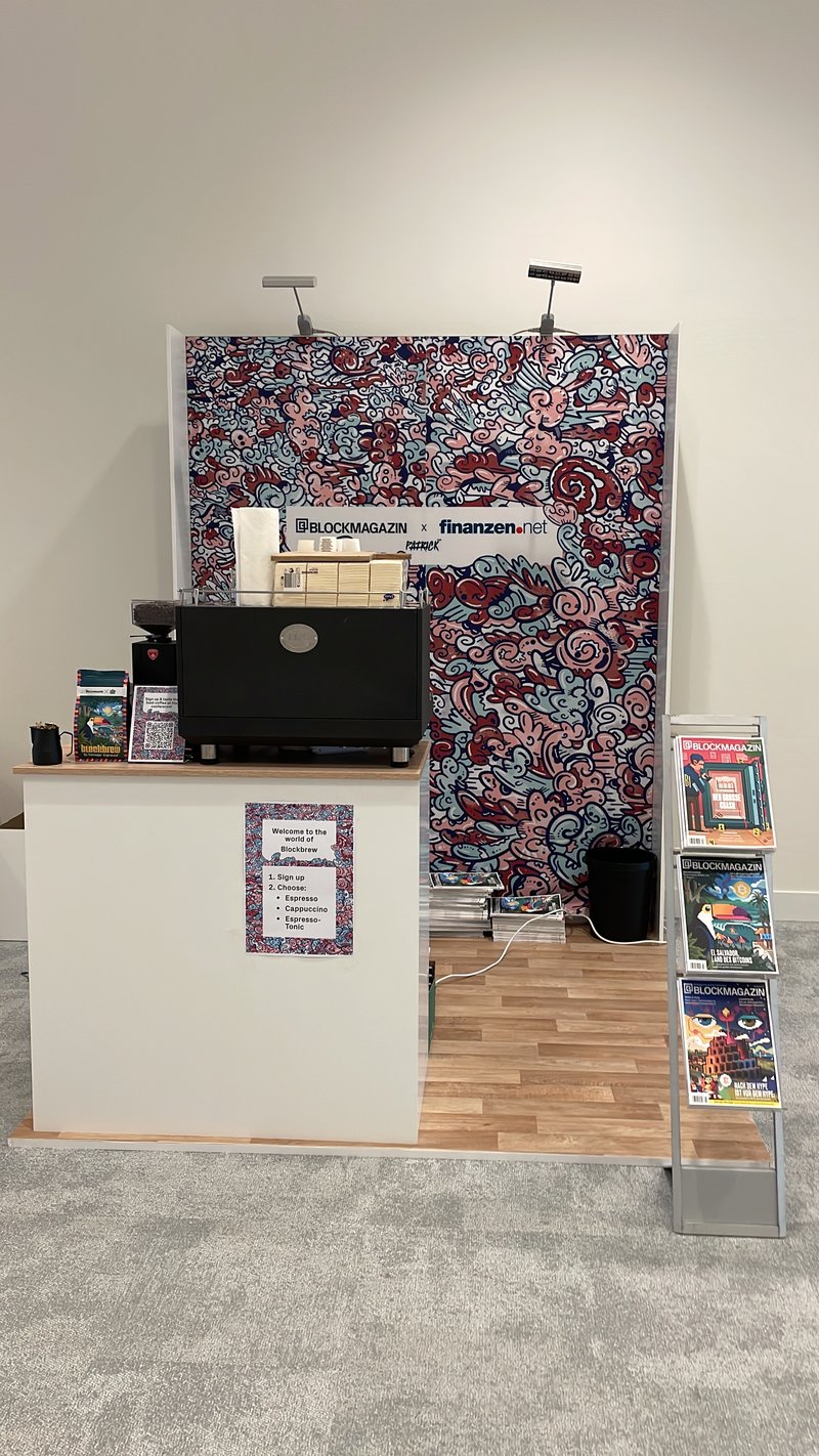 Messestand Blockchance